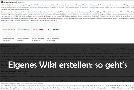 Wiki erstellen: so geht es kostenlos online oder mit Software