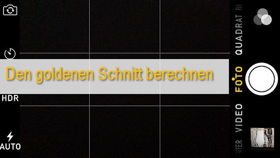Goldener Schnitt: Berechnen und anwenden - so geht's!