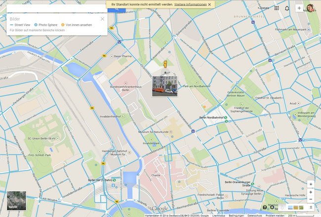 Google Maps: Street View, Routenplaner, Fluchtplan ins Grüne