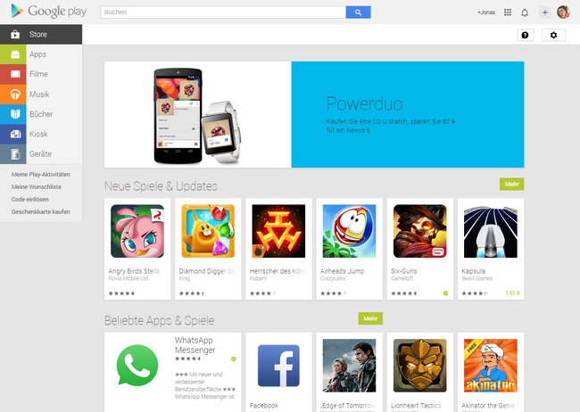 Google Play Store: Alles, was das (Android-)Herz begehrt