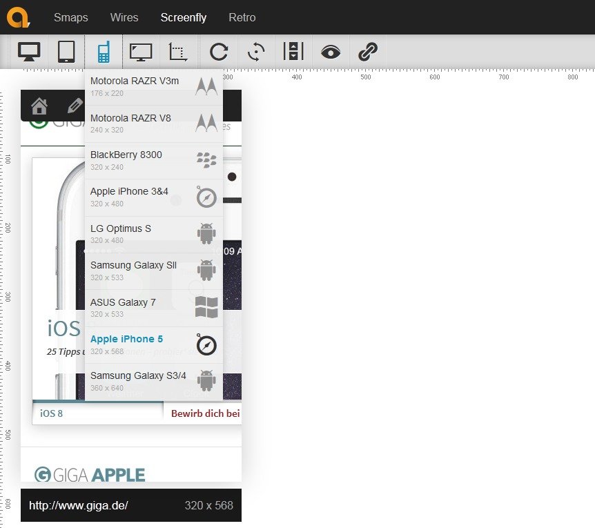 Simulate Iphonebrowser iPhone Simulator online und als Download für Mac und PC