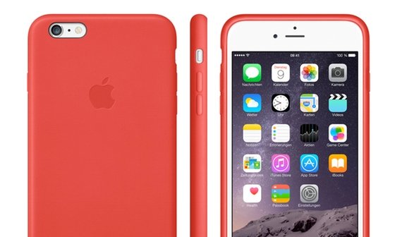 iPhone 6 Zubehör im Apple Store gelistet: Leder & Silikon Case