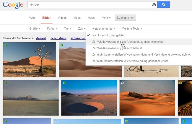 PowerPoint Hintergründe finden wir auch bei Google