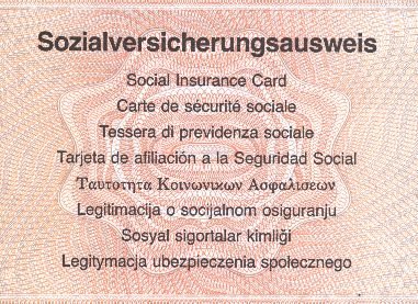 sozialversicherungsausweis