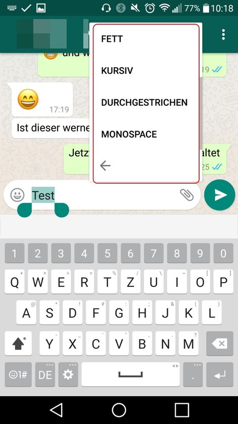 whatsapp-schrift-aendern