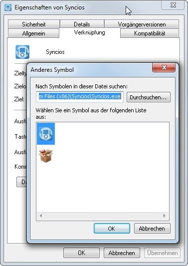 Einige Programme bringen gleich mehrere Windows-Icons mit
