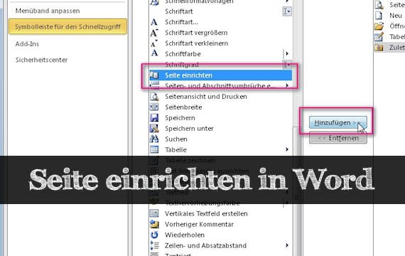 Praxistipp: In Word die Seite einrichten und Dokumente anpassen