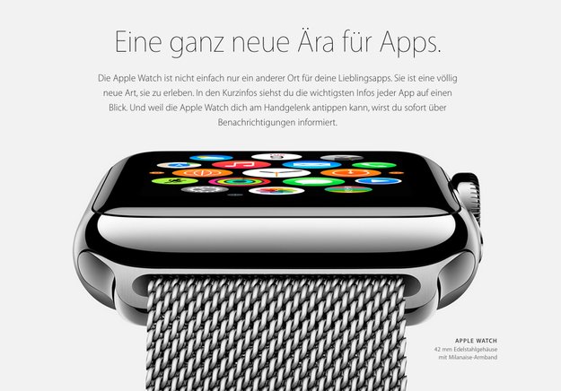 Apple Watch: So könnten die Apps auf der Uhr aussehen