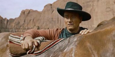 John Wayne in Der schwarze Falke