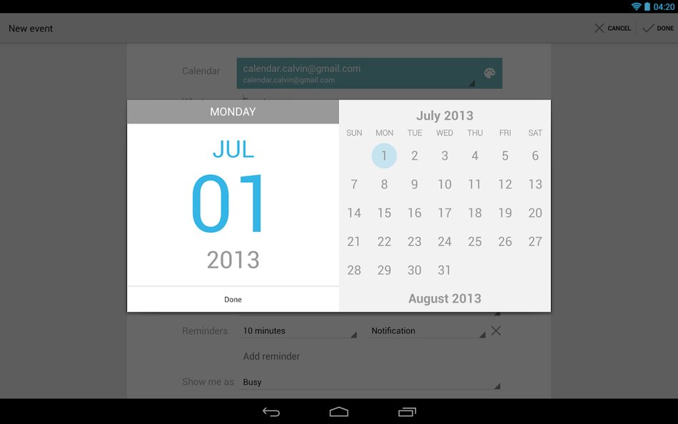 Die besten Kalender für Android