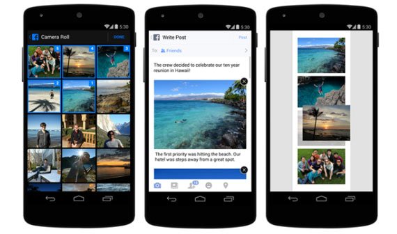 Facebook App: Update verbessert Foto-Upload