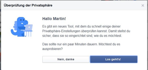 Facebook: Privatsphäre-Einstellungen