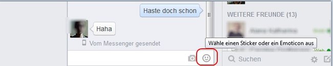 facebook-sticker-aufrufen