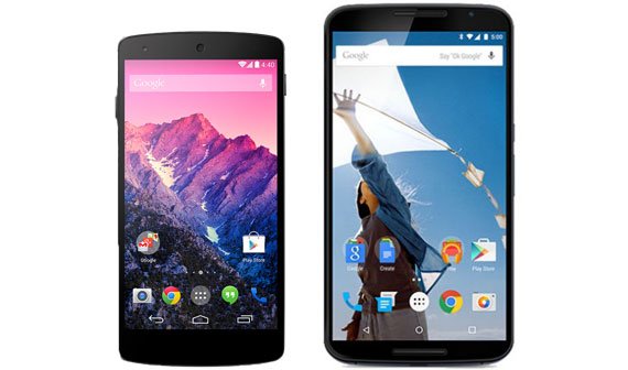Nexus 6 vs. Nexus 5: Technische Daten im Vergleich