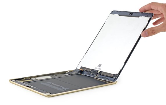 iPad Air 2 aufgeschraubt: Schwächerer Akku und doch ein NFC-Modul