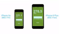 iPhone 6 Plus vs. iPhone 5s: WiFi-Geschwindigkeiten im Vergleich