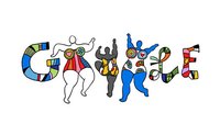 Niki de Saint Phalle: Die drei Grazien im Google Doodle