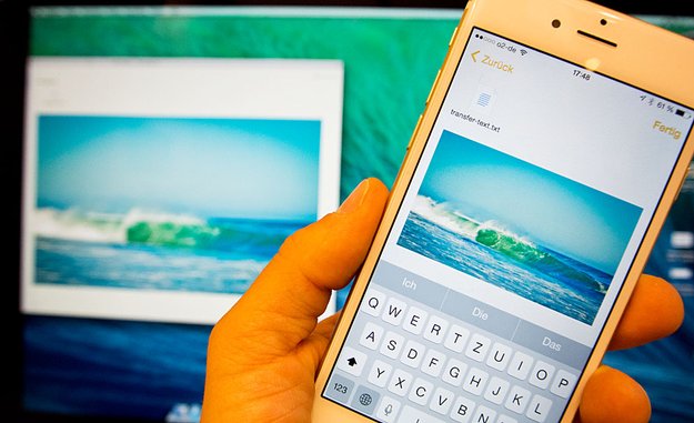 Tipp: Notizen-App von iPhone und Mac zum Dateitransfer verwenden