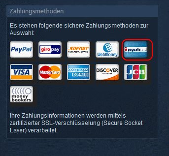 Bei Steam mit PaySafeCard bezahlen: so kann man das ...