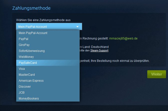 Rechnung paysafecard auf Paysafcard online