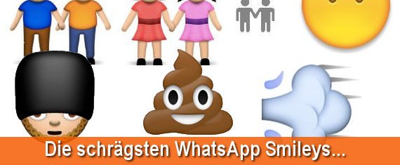 Die schrägsten WhatsApp Smileys - und ihre Bedeutung