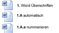 Word: Überschriften automatisch nummerieren - so geht's