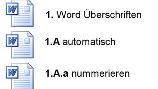 Word: Überschriften automatisch nummerieren - so geht's