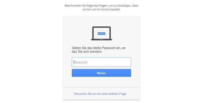 Über die Webseite könnt ihr euer YouTube-Passwort zurücksetzen