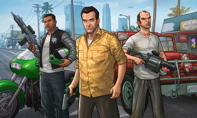 GTA 5: Drei ....Freunde sollt ihr sein. Franklin, Michael und Trevor