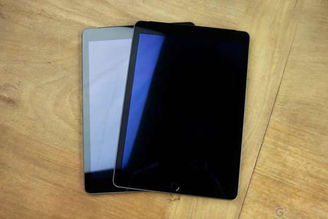 iPad Air 2 (oben) - iPad Air 1 (unten)