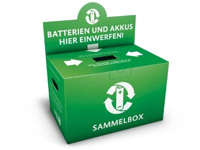 Wo kann man Batterien entsorgen?