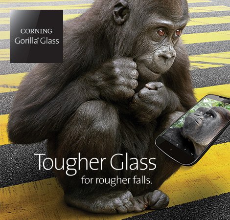 Corning Gorilla Glass 4: Neue Generation des Displayglases schützt besser gegen Fallschäden