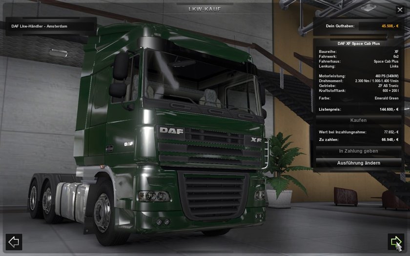 daf xf space cab plus 2