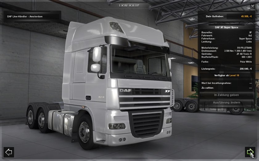 daf xf super space 2