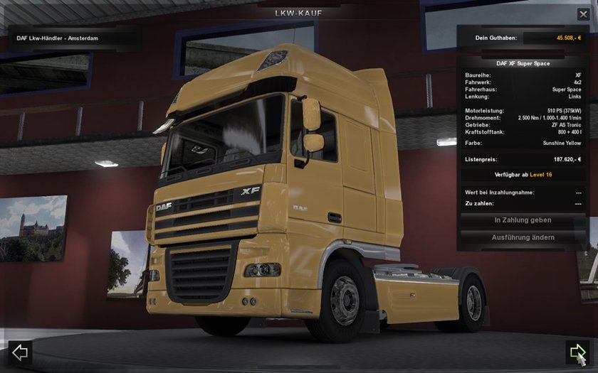 daf xf super space