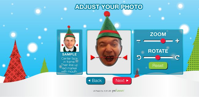 Elf Yourself: Je abwechslungsreicher die Fotos, desto interessanter das Video