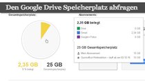 Google Drive: Den Speicherplatz abfragen - so wird's gemacht!