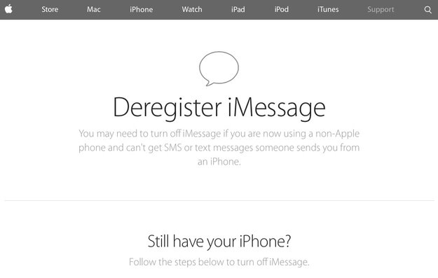 iMessage: Web-Tool erlaubt Abmelden der Handynummer