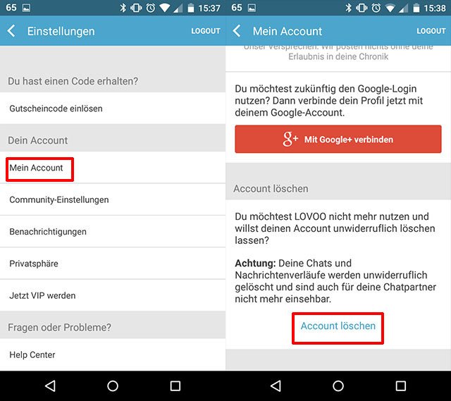 Lovoo Passwort Vergessen Email Kommt Nicht An Lovoo-Account löschen - So klappts!
