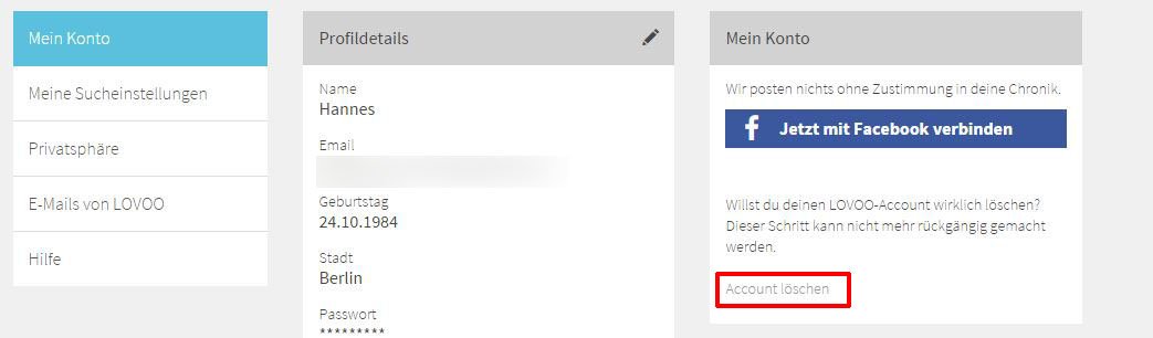 Lovoo Account Löschen Email Kommt Nicht Lovoo-Account löschen - So klappts!