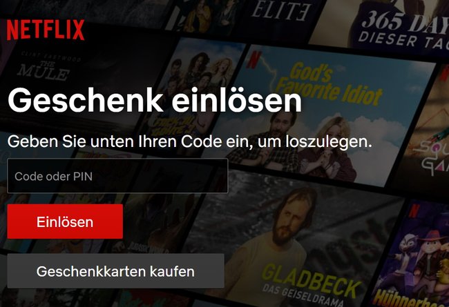 Netflix Gutschein