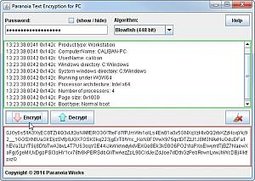 Paranoia Text Encryption for Windows