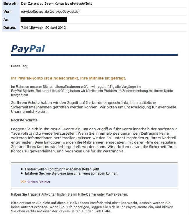 paypal-konto-gesperrt