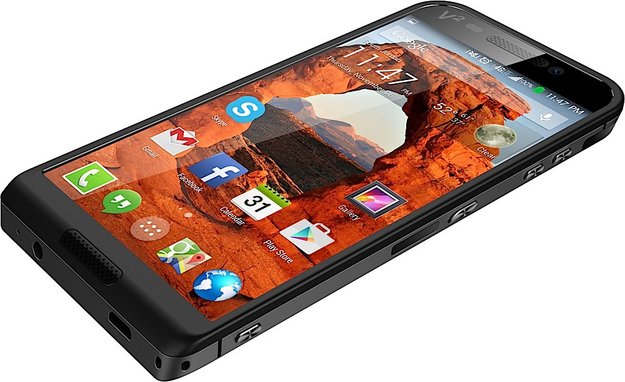 Saygus V²: Wasserdichtes Dual-Boot-Smartphone mit Fingerabdruck-Scanner, Qi-Charging, Kamera-Button & zwei microSD-Slots
