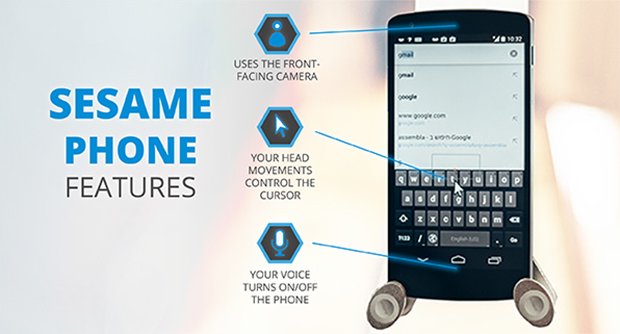 Sesame: Berührungsfreies Smartphone für Menschen mit Behinderung als Crowdfunding-Projekt
