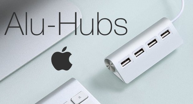 USB-Hubs im Apple-Design aus Aluminium (Übersicht)