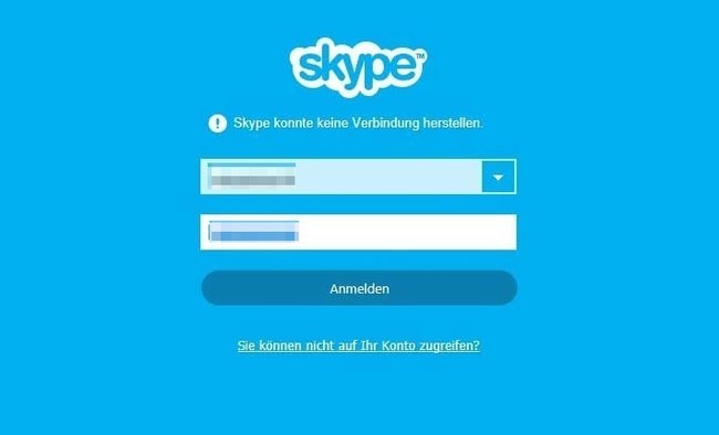 Skype-konnte-keine-Verbindung-herstellen