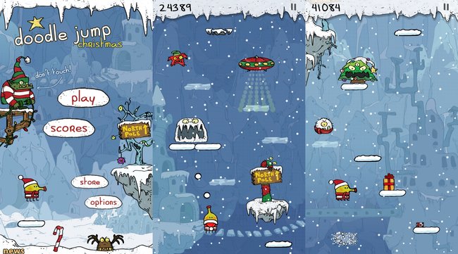 Weihnachts-App Doole Jump Christmas