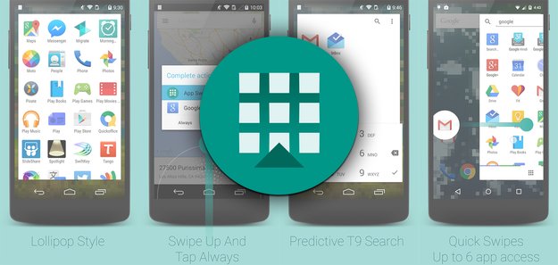 App Swap: App-Drawer-Alternative mit Gestensteuerung und T9-Tastatur