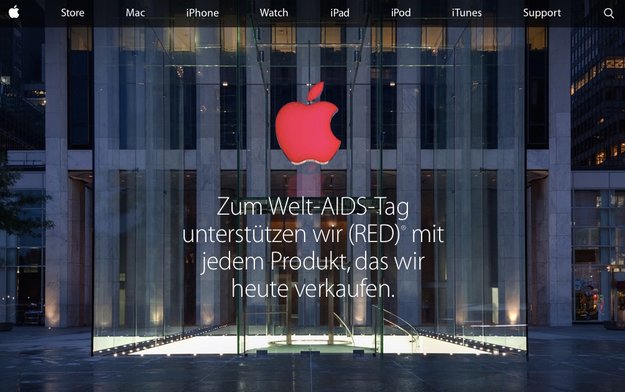 Apples „(Product) RED“-Kampagne brachte über 20 Millionen US-Dollar ein